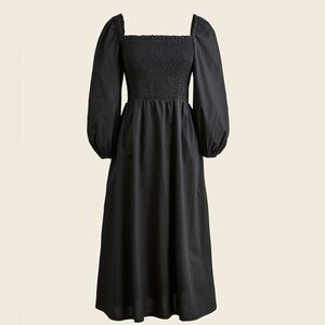 J. Crew Black Long Sleeve Dress